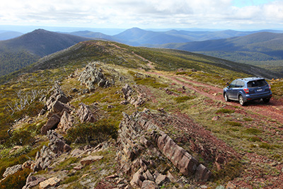 Subaru Forester takes on some off-road tracks